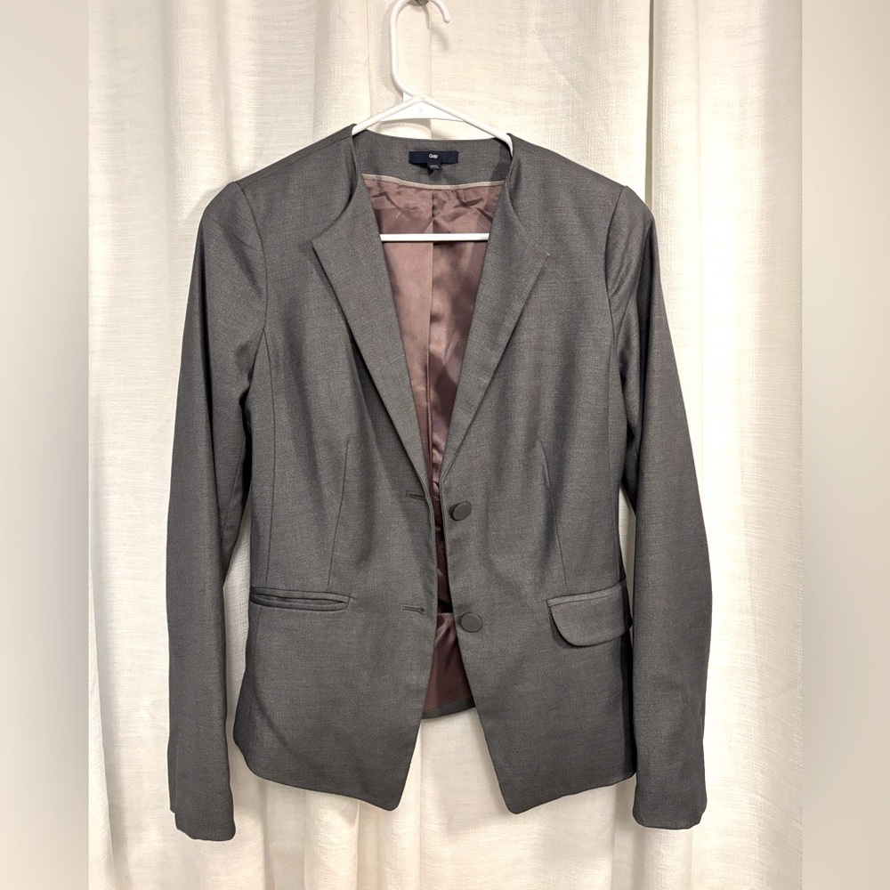 Gap Gray Wool Blazer